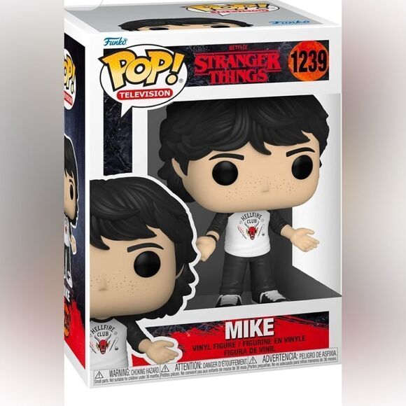 Funko Pop Stranger Things Vinyl Figure Mike Wheeler - Picture 1 of 10